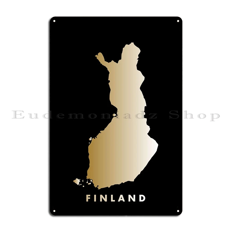 Finland Metal Plaque Designs Mural Club Bar Garage Club Tin Sign Poster