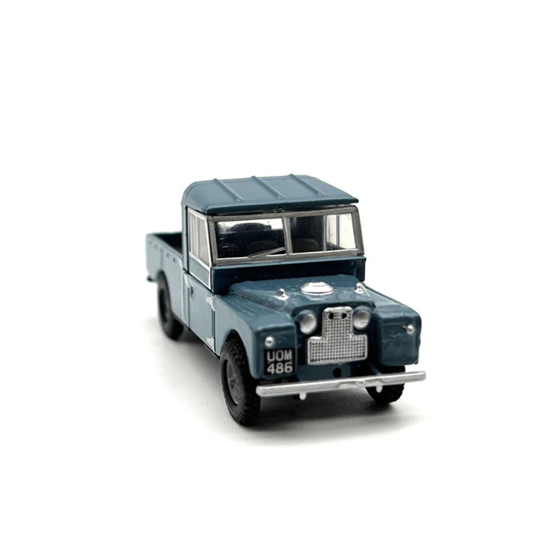 1:76 Scale Diecast Alloy Land Rover 109 Transport Vehicle Pickup Truck Model Classic Adult Collection Toys Gifts Static Display