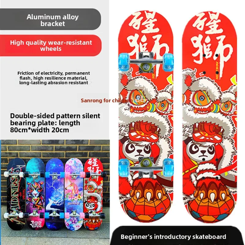 Dek Draagbaar Downhill Beginner All-Terrain Longboard Fiber Carbon Houten Skateboard Kinderen Legering Aluminium Pro Complete Street