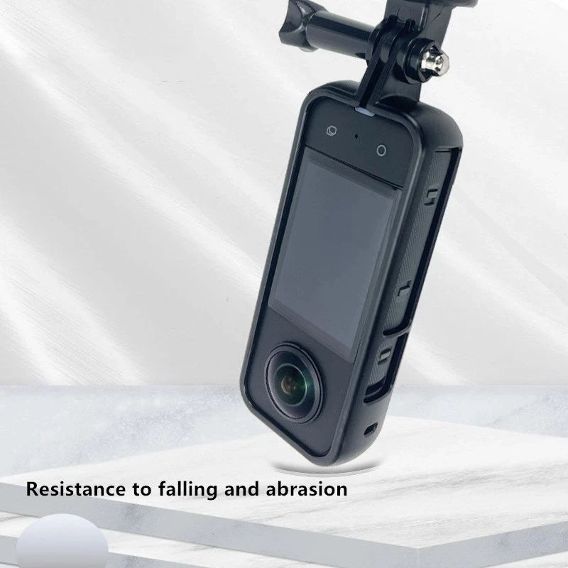 9 في 1 مجموعة الإطار الأفقي والإطار الرأسي الجانب مفتوح كتيفة ثابتة خوذة الذقن قاعدة محول تركيب للكاميرا Insta360 واحد X3