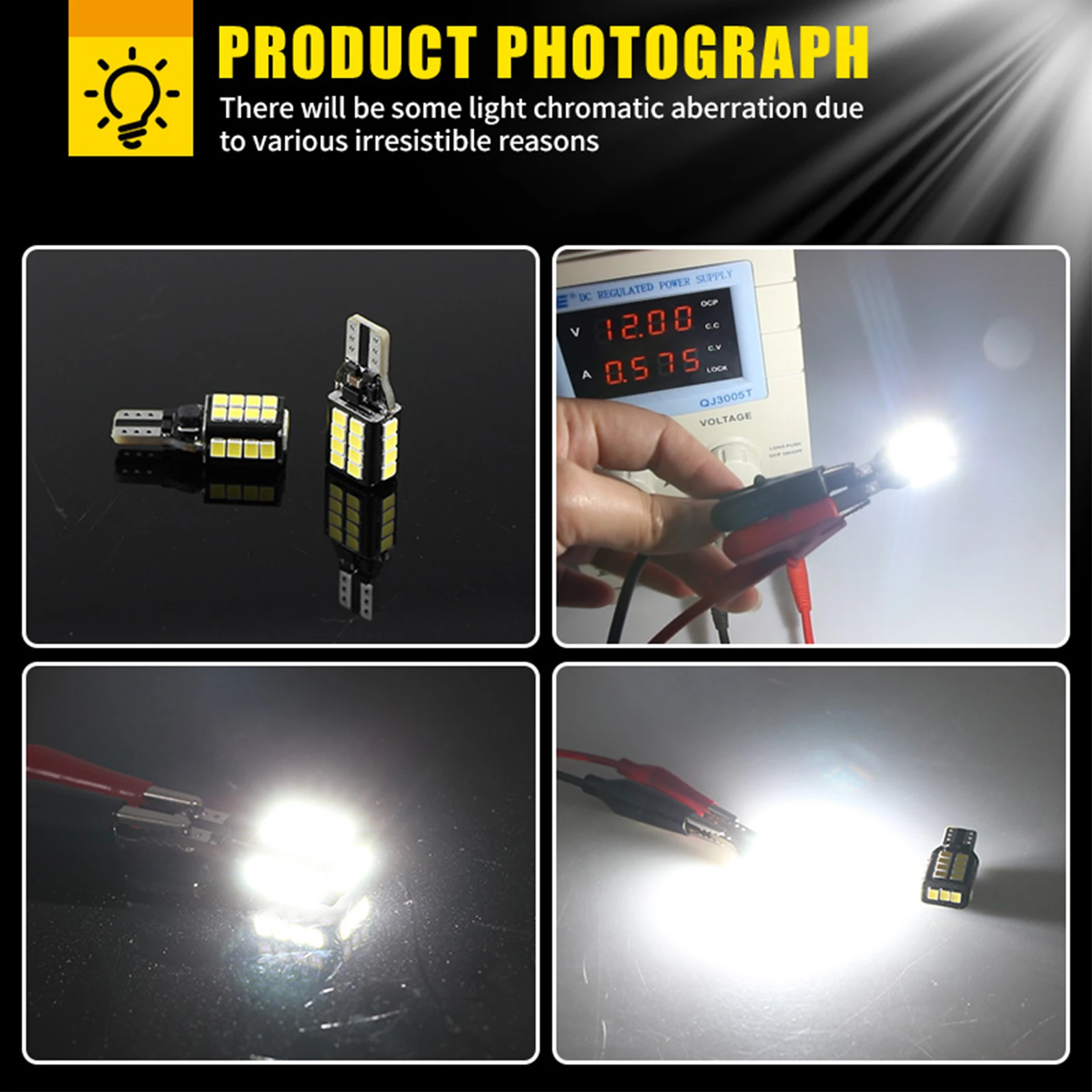 2PCS T15 LED Reverse Light W16W 921 912 Blub for Kia CEED CD JD/Cerato/Koup/Picanto/Pro Ceed/Stinger/Stonic Car Backup Lamp 12V