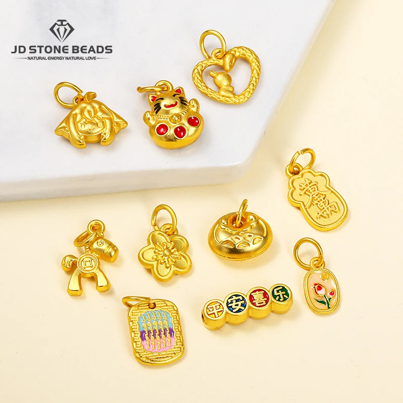 20 Stks/partij Vergulde Legering Kleine Hanger Kleine Hangende Bedels Voor Sieraden Maken Diy Ketting Armband Accessroy Bevindingen