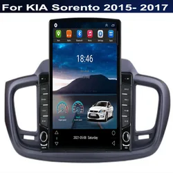 Carplay For Kia Sorento 2015-2019 Android 14 Car Tesla Radio Vertical Screen Multimedia Player Head Unit Car GPS Navigation