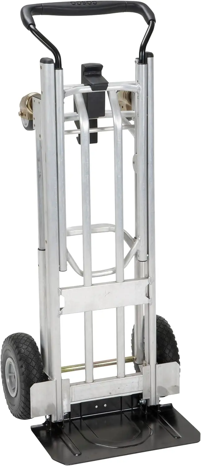 

4-in-1 Folding Hand Truck with Flat-Free Wheels, 1000 lb Capacity