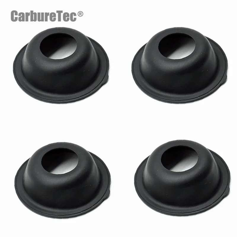 4 Pack Carburetor Slide Vacuum Diaphragms For YAMAHA XJ650 Maxim 4K0 1980 1981 1982 1983 1984 XJ 650 Carb Membranes Repair Parts