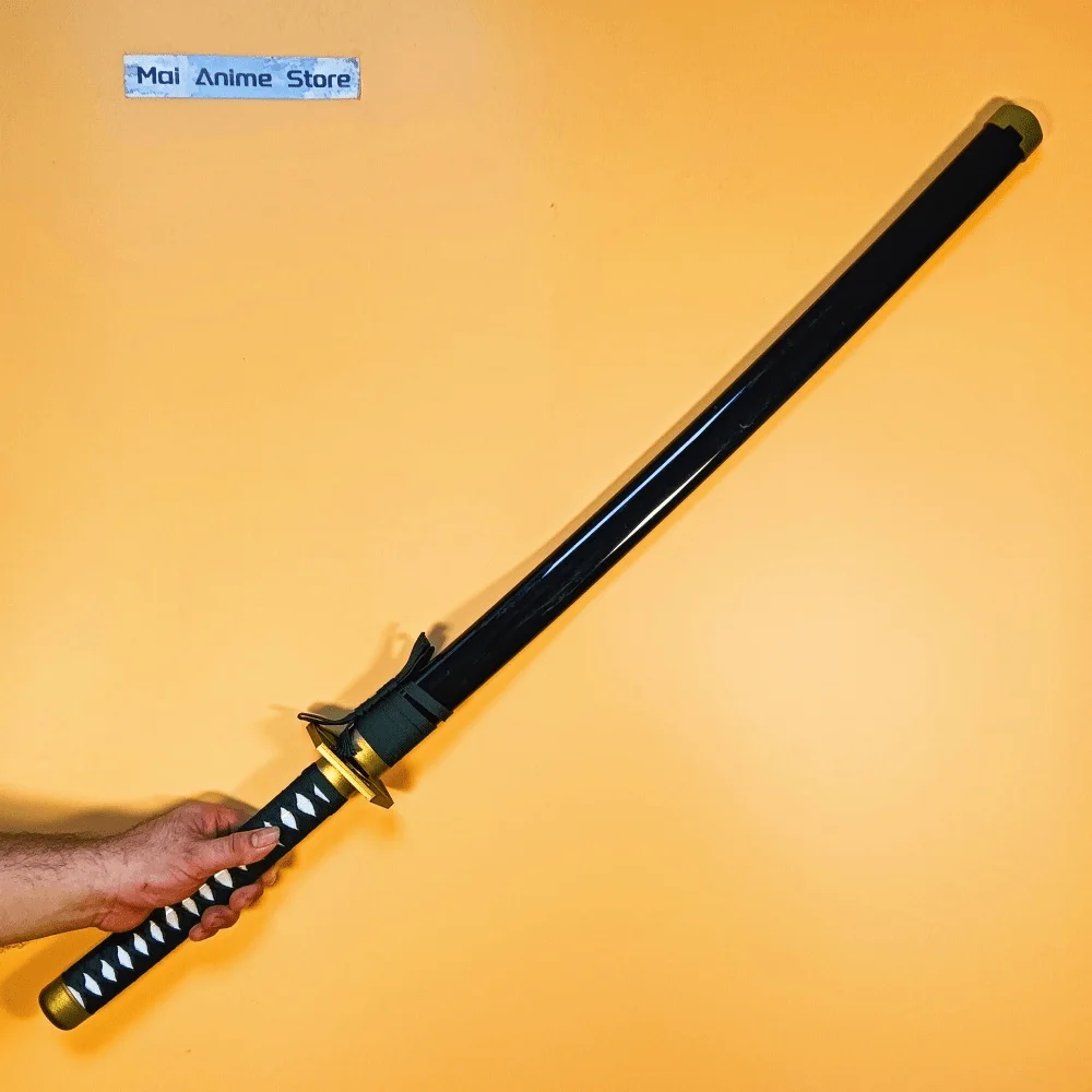 40 بوصة أيزن سوسوكي كاتانا الحجم الحقيقي كاتانا الأصلي الساموراي صابر أنيمي بليتش تأثيري الدعامة النينجا سكين السيف لعبة غير حادة هدية #2