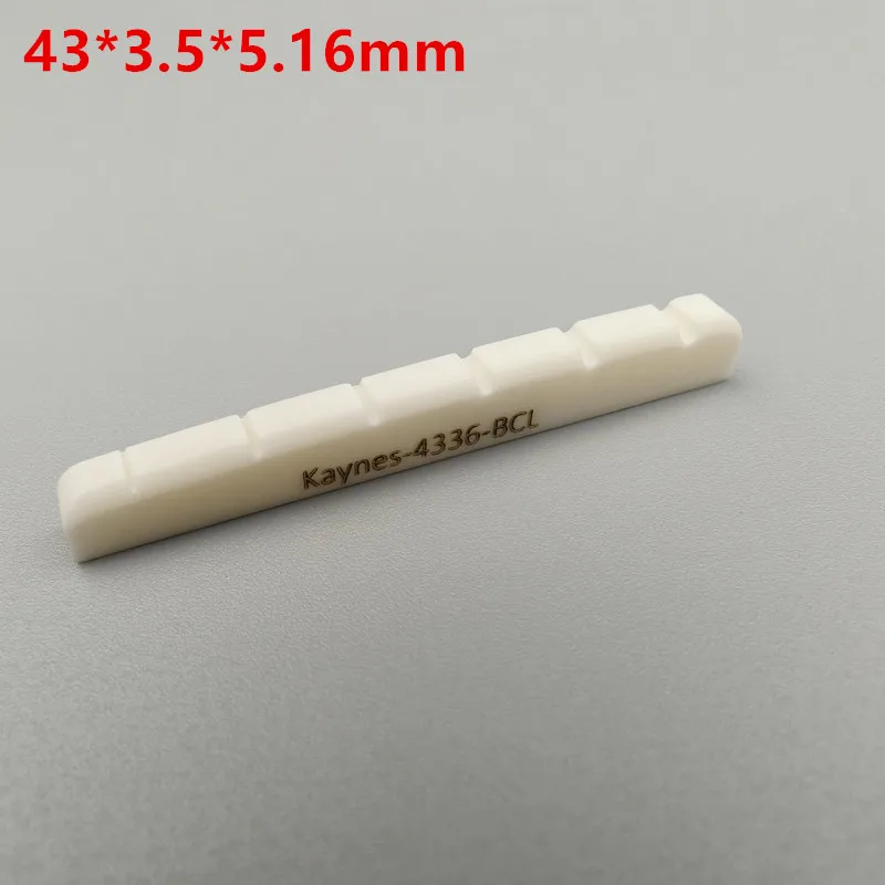 KAYNES 1 Piece Bone Nut For ST TL SG LP Electric Guitar 42mm/43mm view 2