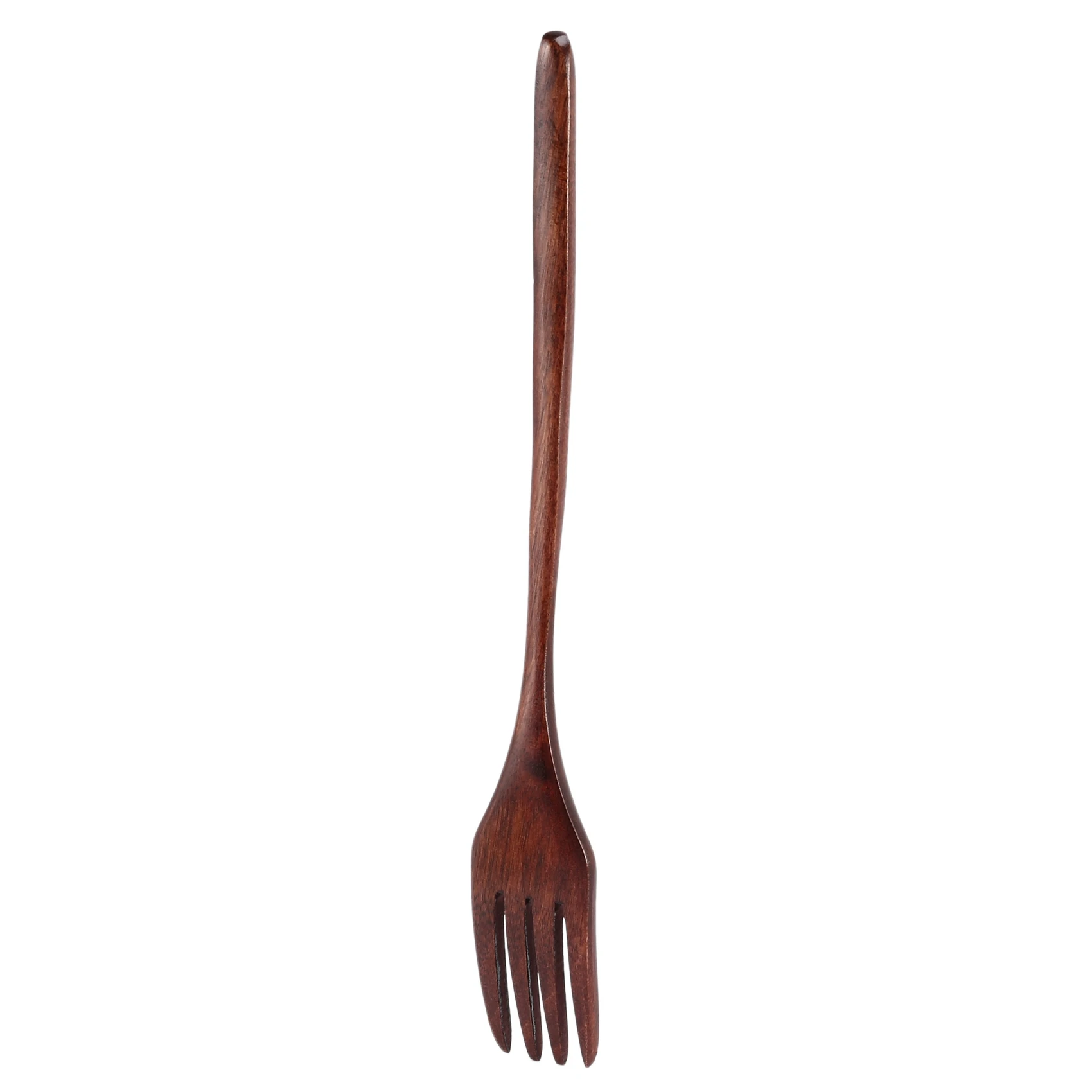 HRBAJ-30 Pcs Wooden Spoons Forks Set Wooden Utensil Set Reusable Natural Wood Flatware Set For Cooking Stirring Eating