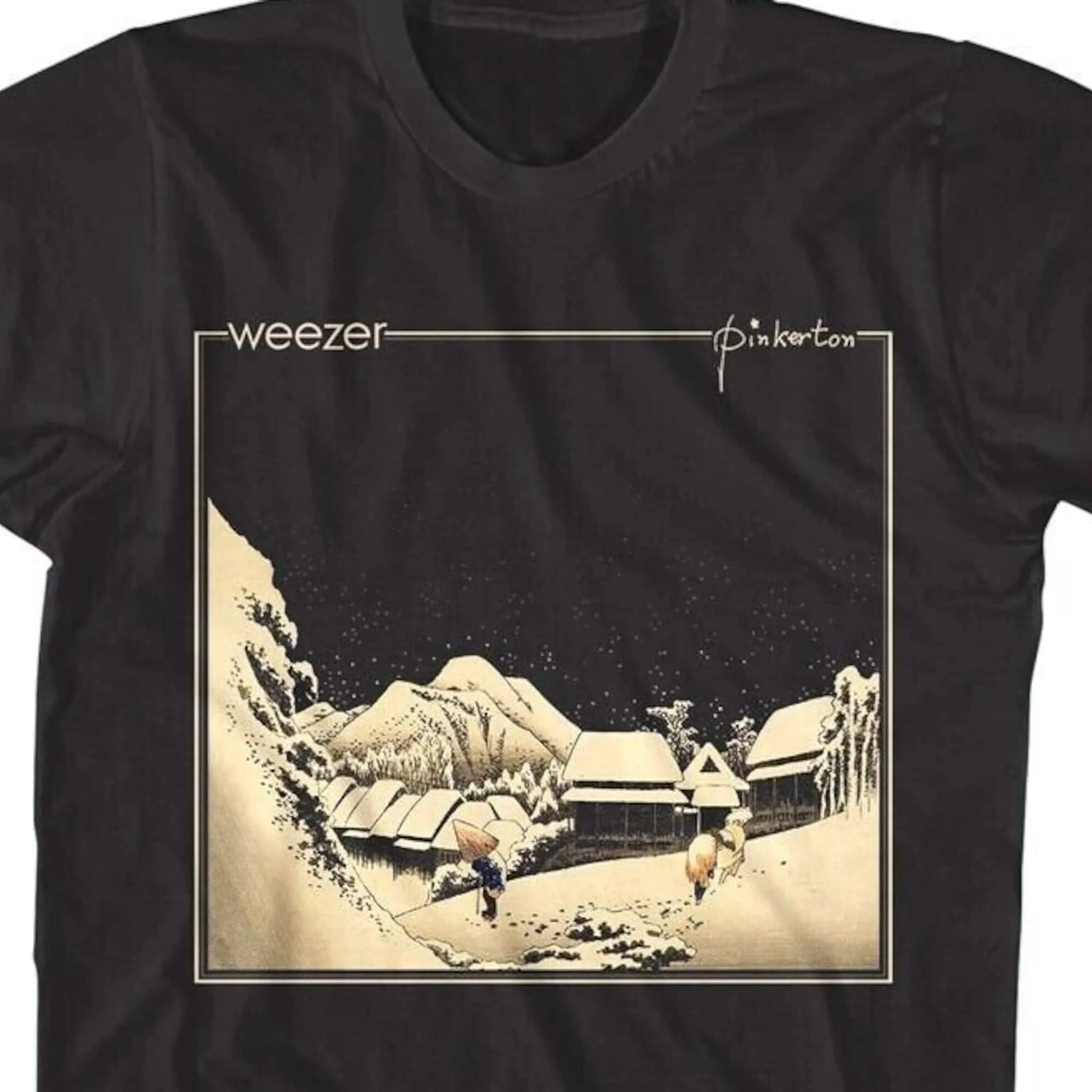 Weezer Men's TShirt Pinkerton Album Cover Rock Band Tees