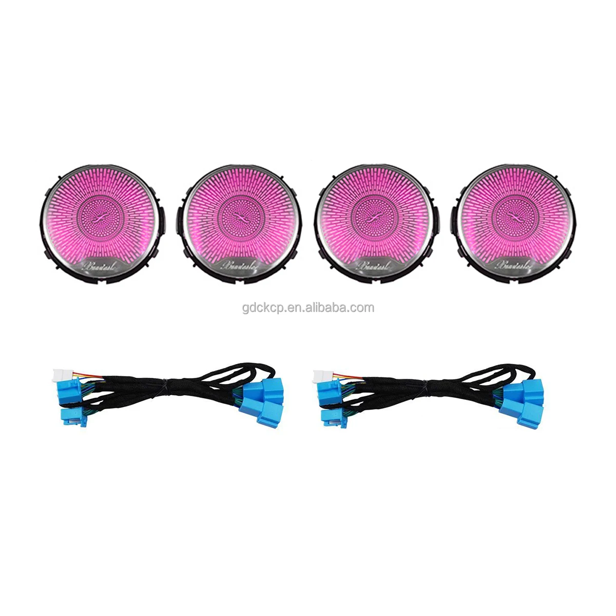 High Quality Luxury W213 Car Midrange Speaker Cover Ambient Light for Mercedes Benz E-Class 2016-2023 LED Horn Atmosphere Light view 6