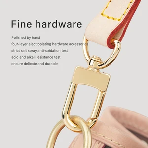 Wuta-Genuine Lederbeutel, kurze Schultergurte, LV-Noten-Eimer, Bag-Zubehör, 100% echt, 37-59 cm 8 Hauptverkäufe Frauen -LV -Gürtel - №7