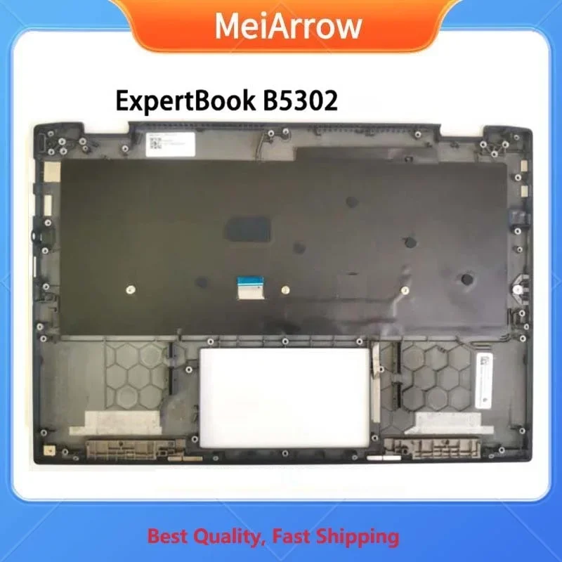 Meiarrow 95% novo/org para asus expertbook b5302 b5302fe b5302ce apoio para as mãos teclado dos eua capa superior c escudo