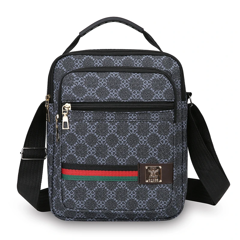 Men New Trendy Crossbody Bag Multi‑layer Versatile Shoulder Handbag Casual Business Sling Messenger Bag For Daily Travel Use