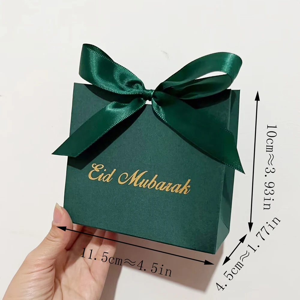 Eid Mubarak Candy Box Favor Box Ramadan Kareem Gift Boxes Islamic Muslim Festival Happy al-Fitr Eid Event Party Supplies