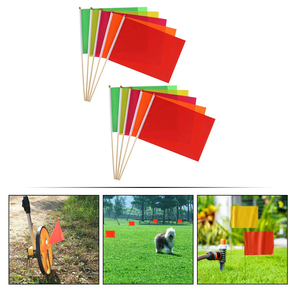 Flag Garden Flags Marking Yard Markers Landscape Supplies Lawn Irrigation Small Emblems