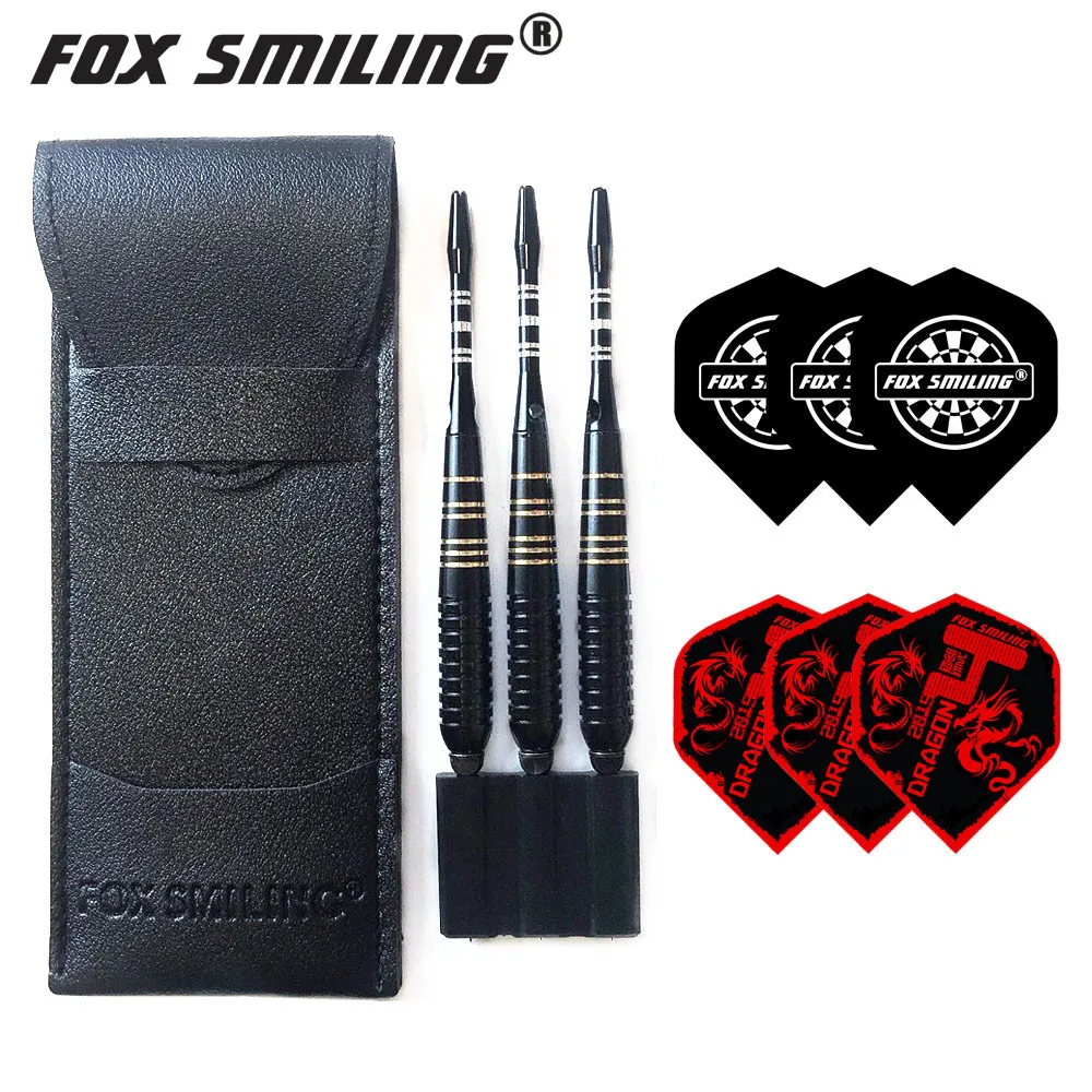 3pcs Steel Tip Darts 20/22/24g With Leather Bag