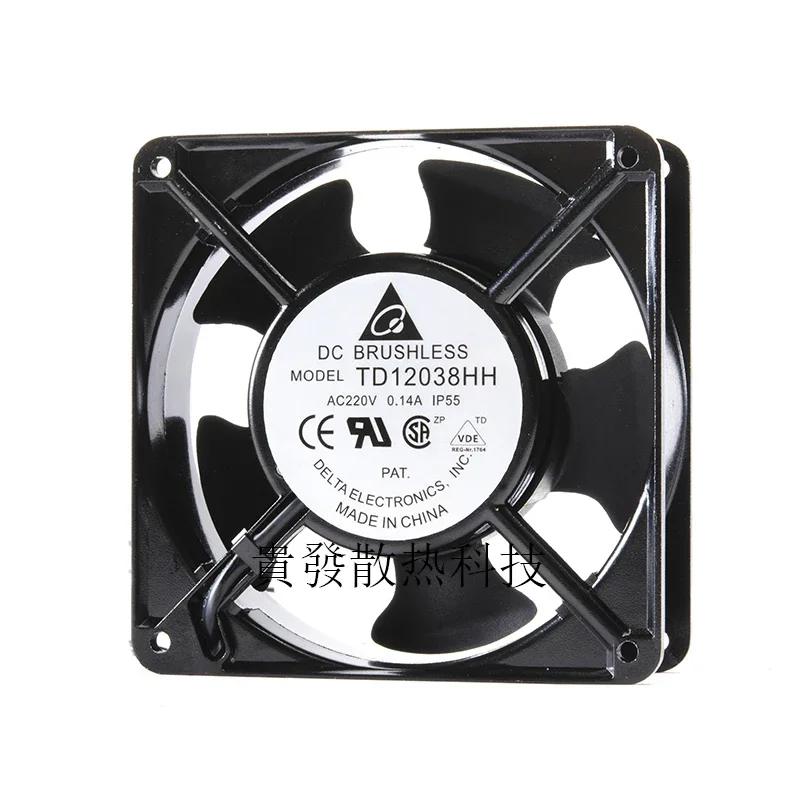 TD12038HH delta fan 12cm 12038 AC 220V 0.14a industrial axial cooling fan