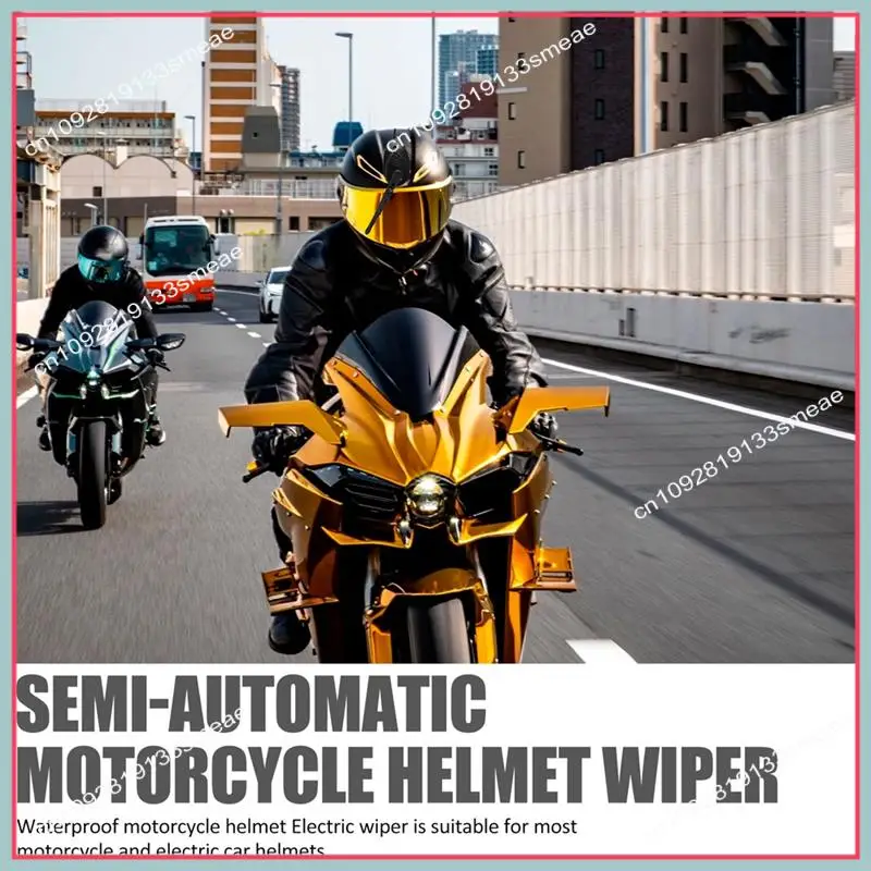 

N94R Motorcycle Helmet Electric Wipers Windshield Wipers 1200Mah Full-Face Helmet Wipers