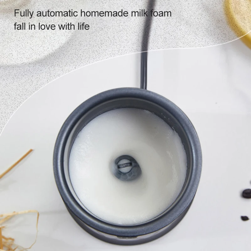 Espumador de leche eléctrico automático, Espumador de leche caliente y fría, calentador para café Latte, cafetera caliente, Chocolates, capuchino, EU