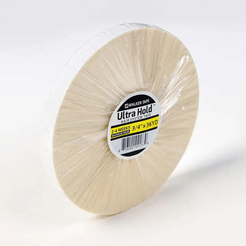 3/4inch(1.9cm) 36yard Ultra Hold Hair System Tape Double Sided Adhesive Tape for Toupee Wig Hair Extensions 2-4 Weeks Lasting view 3