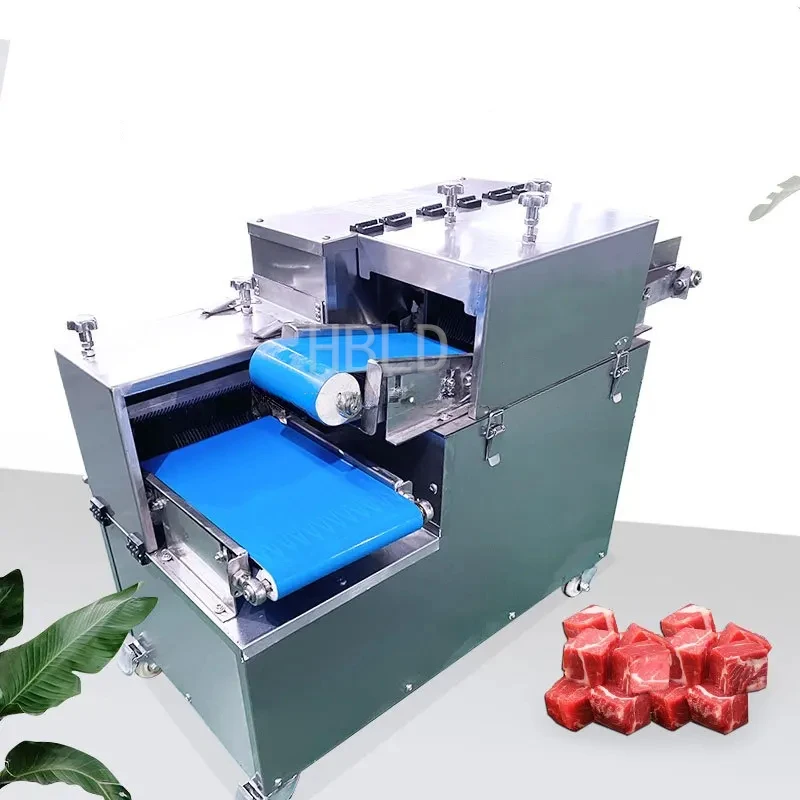 Automatic Industrial Meat Cutter Cube Dicer Portable 110V 220V Mutton Dicer for Kitchen And Restaurant Use