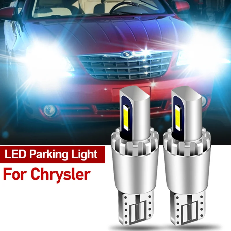 2pcs LED Clearance Light Parking Bulb Lamp W5W T10 194 Canbus For Chrysler 300M Crossfire PT Cruiser Sebring Neon Voyager