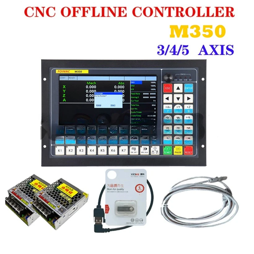 CNC DDCS-EXPERT/M350 3/4/5 Axis Off-line Controller Supports Closed-loop Stepper servo/Atc Controller To Replace Ddcsv3.1