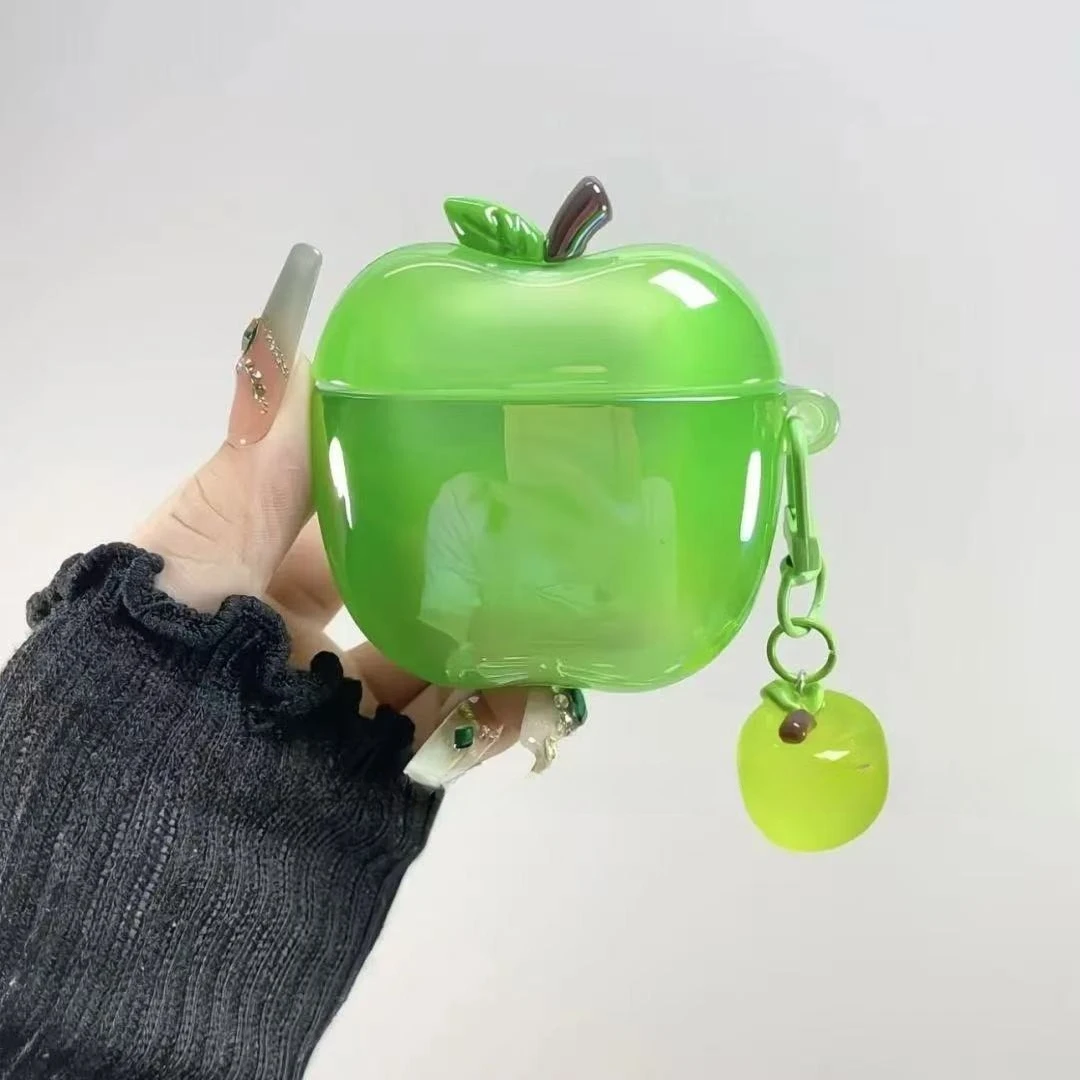 بولي TPU تصفيح الفاكهة ل Airpods برو 2/1 حقيبة سماعة الاذن أبل شكل تصميم ناعم مخصص شخصية ل Airpods Pro 2/1 حافظة #5