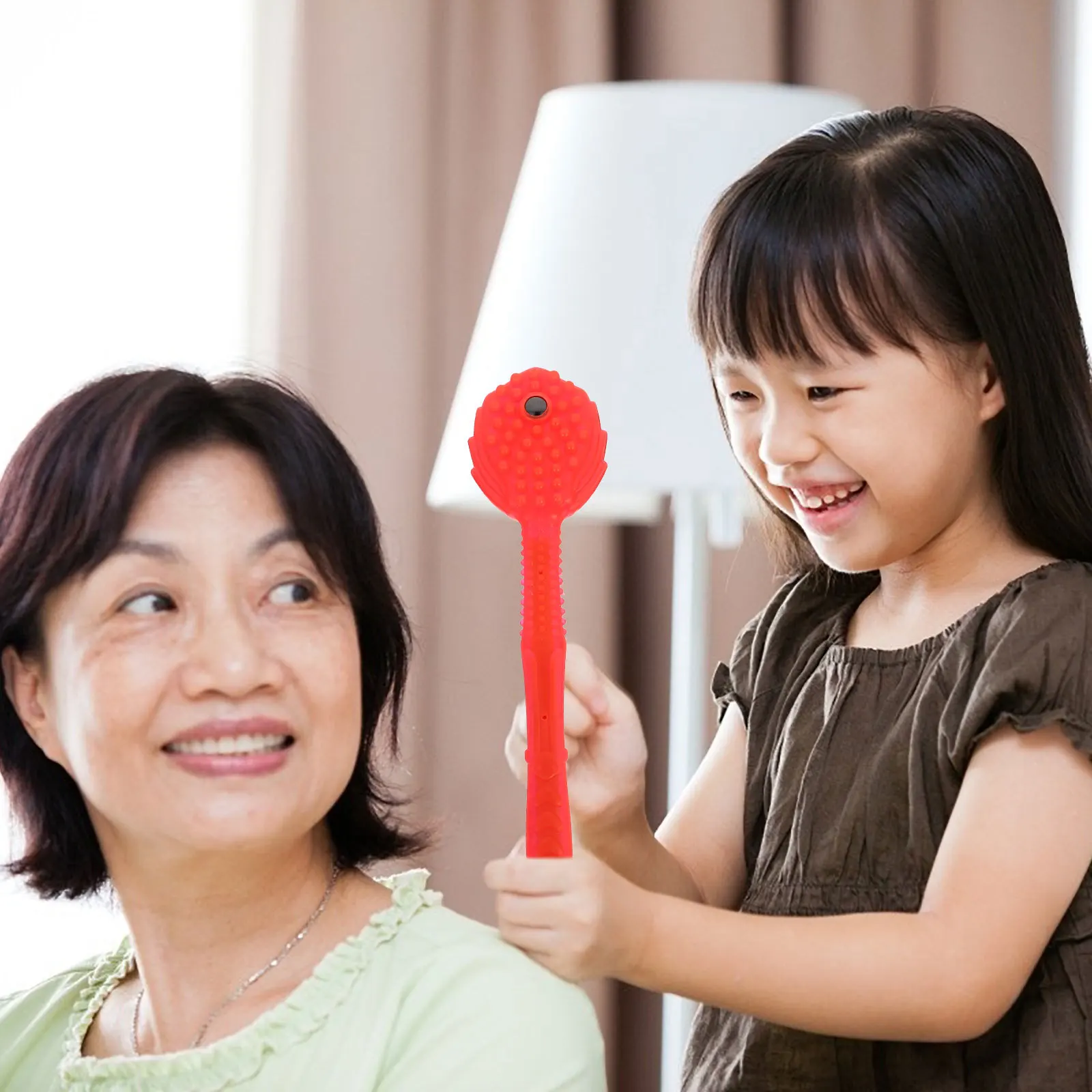 シリコーンハンマーパット人間工学に基づいたポータブルボディマッサージツール疲労軽減循環ツボマッサージャーボディマッサージ