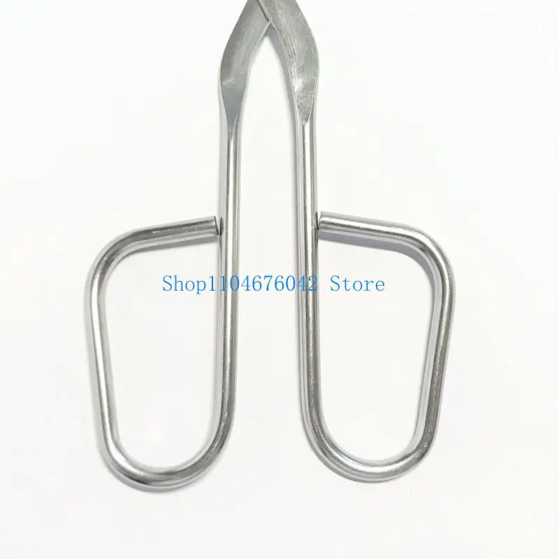 652F Kitchen Tong Heat Resistant Hollow-Out Barbecue Clip Tongs BBQ Accessories Stainless Steel Material for Kitchen BBQ