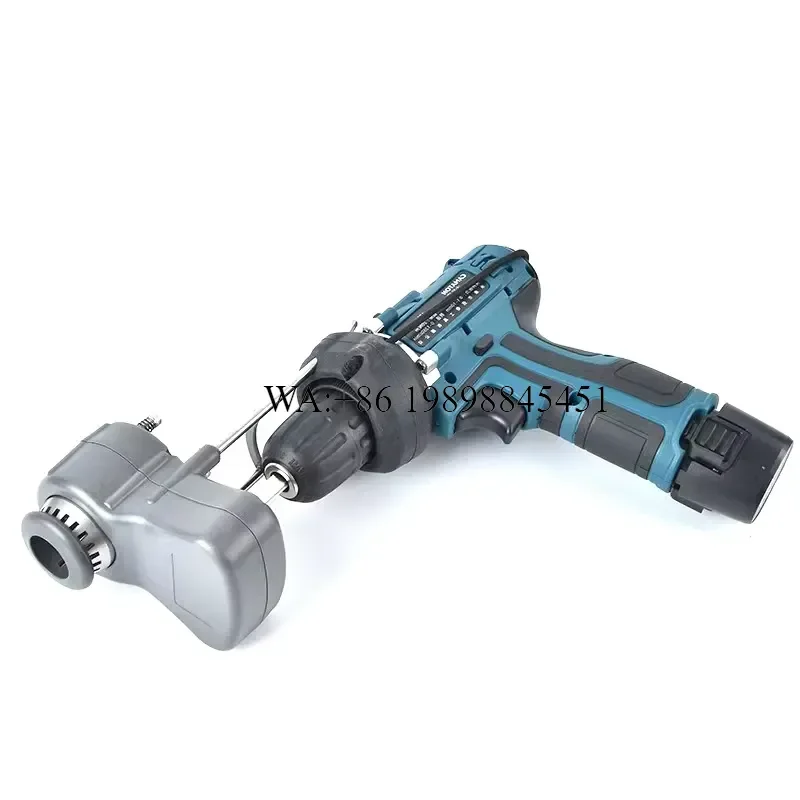 WMWMNU New Cow Tail Trimmer Set with Rechargeable Hand Drill Durable Cattle Tail Cutter for Livestock and Animal Husbandry