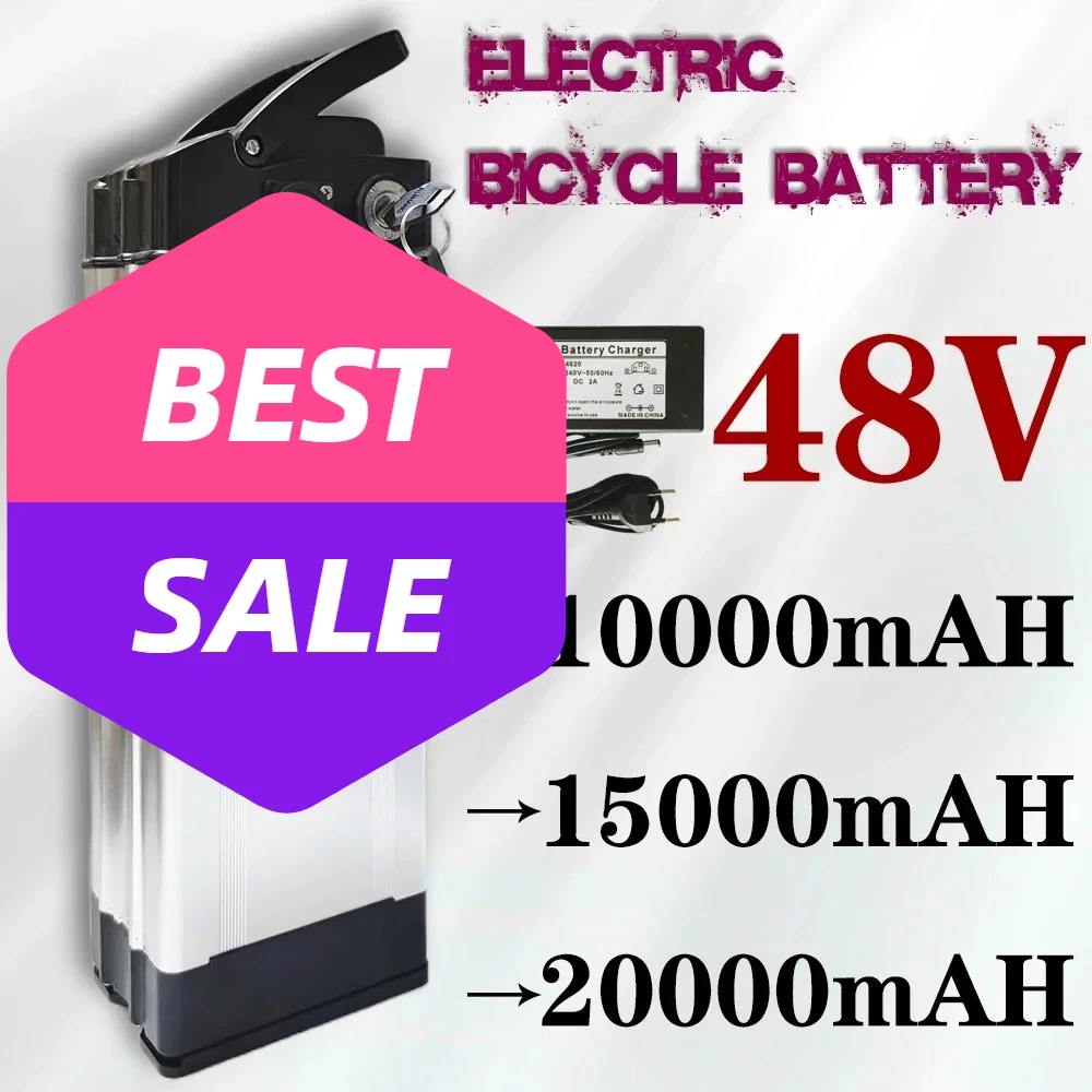 

HaiBa 48V Battery Pack 10Ah/15Ah/20Ah For Shengmilo MX20 with Aluminum Case Anti-theft Lock+charger