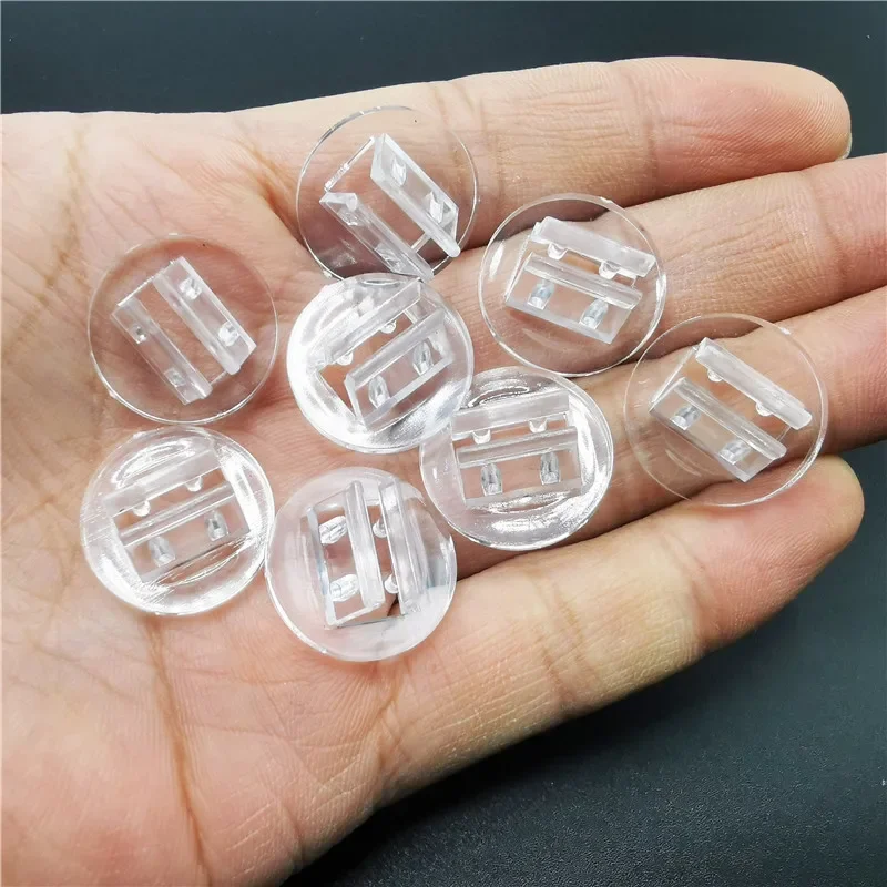 50PCS/Lot Transparent Plastic Stand Card Base Board Games  Cards Holder Game Accessories