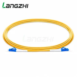 10 Pcs LC UPC to LC UPC Simplex 2.0mm 3.0mm PVC Single Mode Fiber Patch Cable jumper fiber patch cord fibra optica