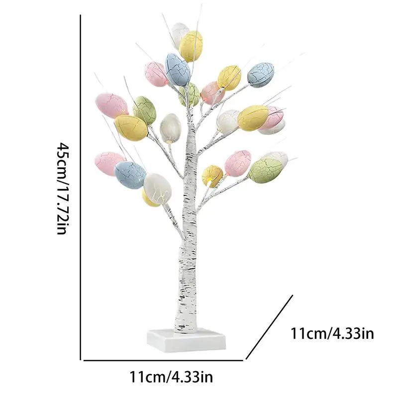 Osterei Baum Lichter Beleuchtete Led Baum Dekoration Licht Vorbeleuchtete LED Leuchten Birke Baum Für Zuhause Hochzeit Urlaub frühling