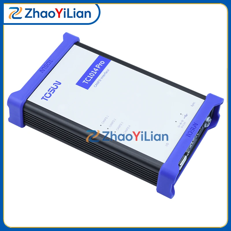 For TC1014 PRO Automotive Multi Channel CAN FD Bus Analyzer USB2.0 1us Hardware Timestamp DBC ARXML Data Record And Playback