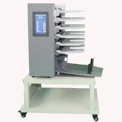 469 semi-automatic automatic grade and paper collator type digital paper collator paper collecting machine