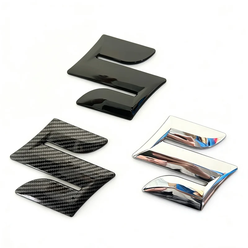 

For Suzuki JIMNY Grand Vitara Xx4 Swift Alto S Logo Car Styling Front Radiator Grille Badges Rear Trunk Emblem Sticker Accessory