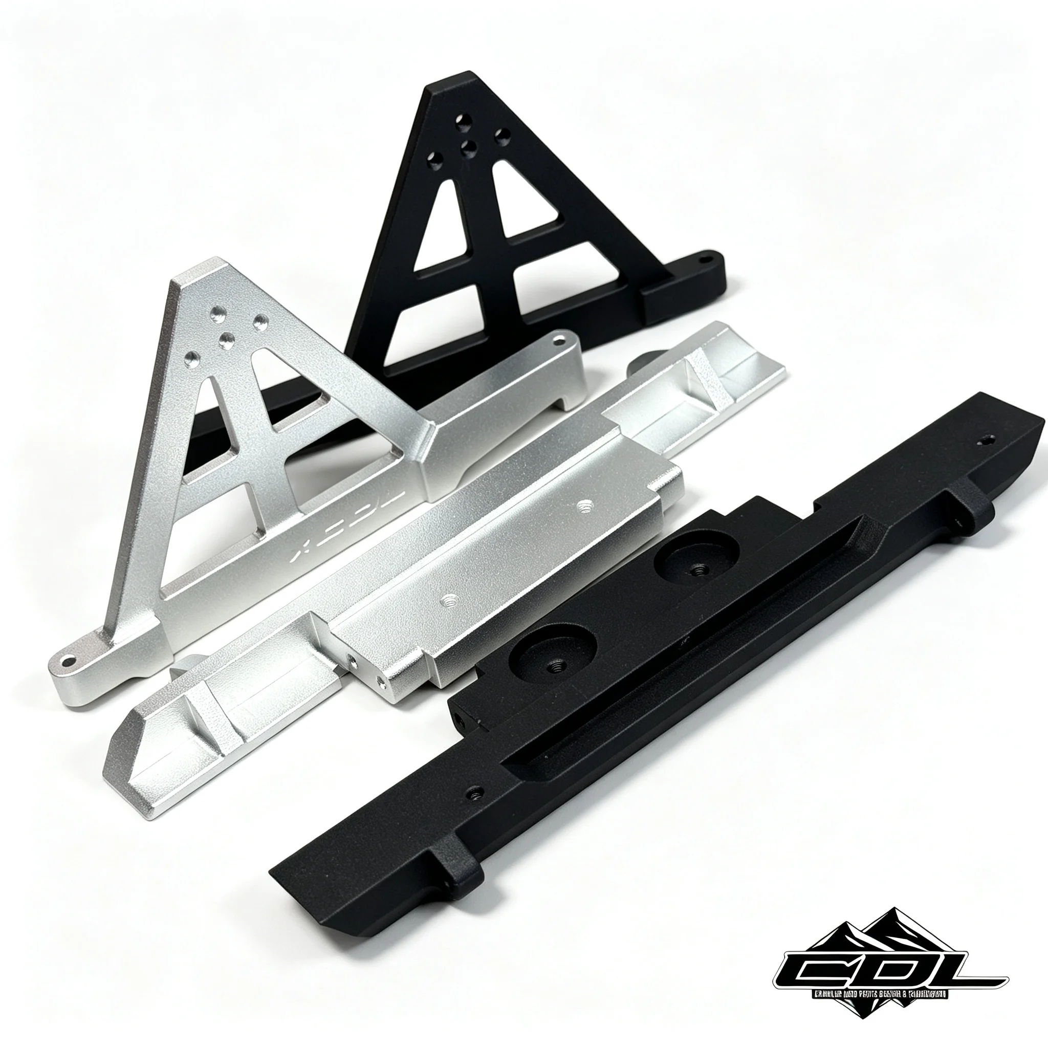 Fits Axial SCX10 III Jeep CJ-7 CNC 6061 Aluminum Rear Bumper & Spare Tire Carrier Bolt-on 1/10 RC Crawler view 6
