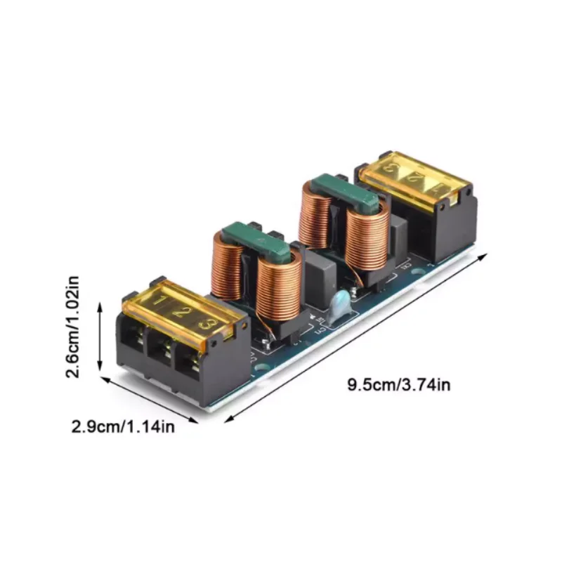 free shipping 25A EMI filter audio power filter power purifier 50/60HZ AC thickened copper foil