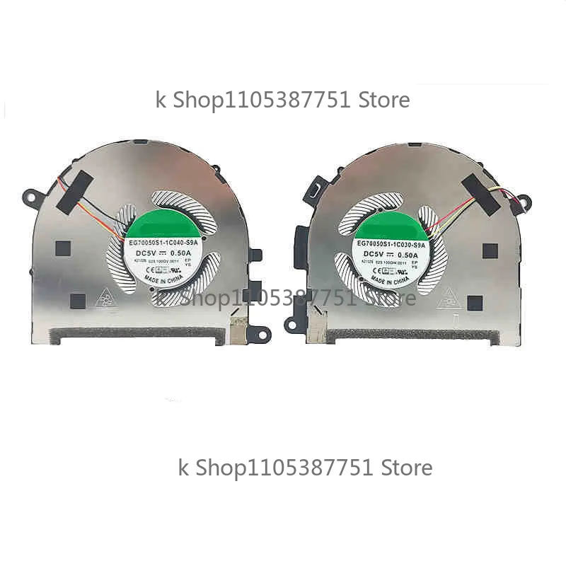 Laptop CPU Cooling Fan GPU Cooler Fans For Lenovo Yoga C940-15IRH 9-15IMH5 EG70050S1-1C040-S9A EG70050S1-1C030-S9A DC5V 0.5A