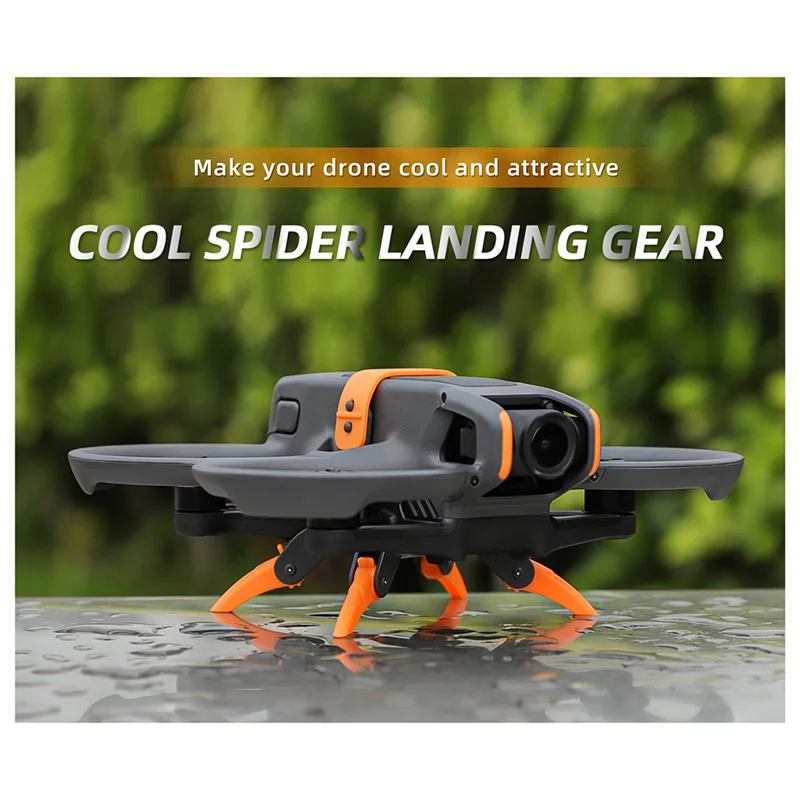 Avata2 부스터 스탠드 액세서리 용 New-SUNNYLIFE 드론 랜딩 기어 접이식 스파이더 기어 랜딩 기어 보호 브래킷, Durabl