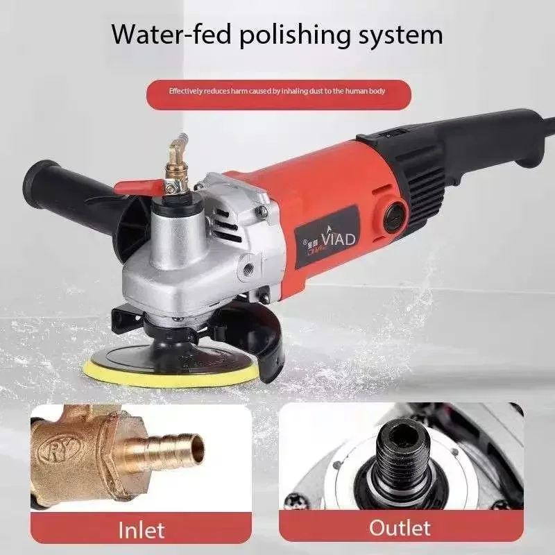 2-in-1 Polishing Machine Water Grinder Dust-Free Multi Functional Polishing Machine for Cement Floor Marble Epoxy Floor