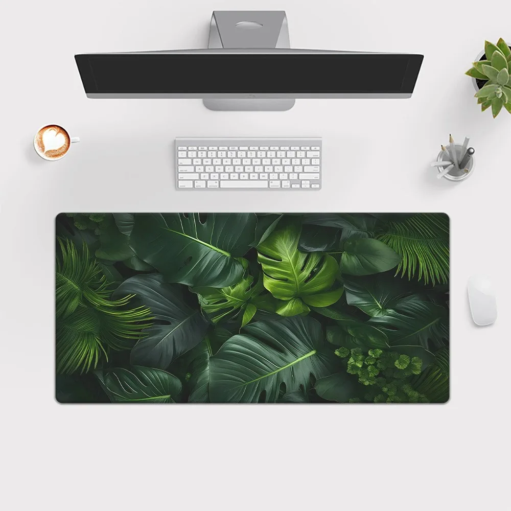 Giraffe-patterned plant design anti-slip bottom surface, gaming accessories laptop pad player equipment essential for work space