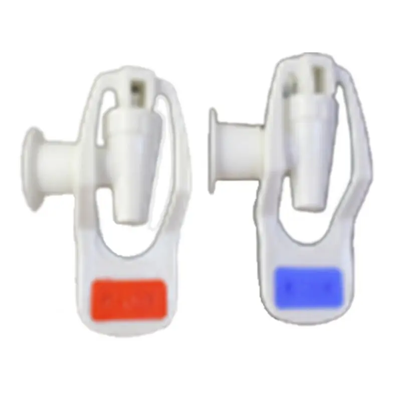 A66T-Water Dispenser Replacement Push Type White Plastic Tap Faucet 20 Pcs