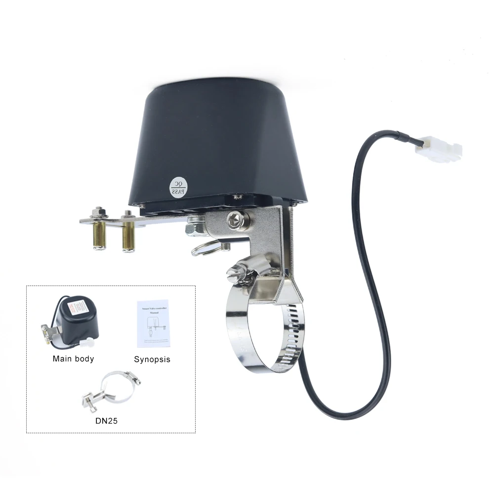 1/2' 3/4' 1' Electric Automatic Manipulator Shut Off Ball Valve for Alarm Gas Water Pipeline DN15 to DN25 12V 1A image 3