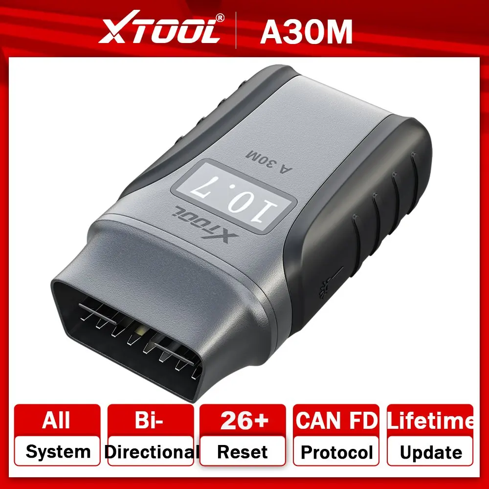 XTOOL Anyscan A30M OBD2 Car Diagnostic Tool Bidirectional Scanner Wireless BT Tool for Android iPhone All System Diagnosis CANFD