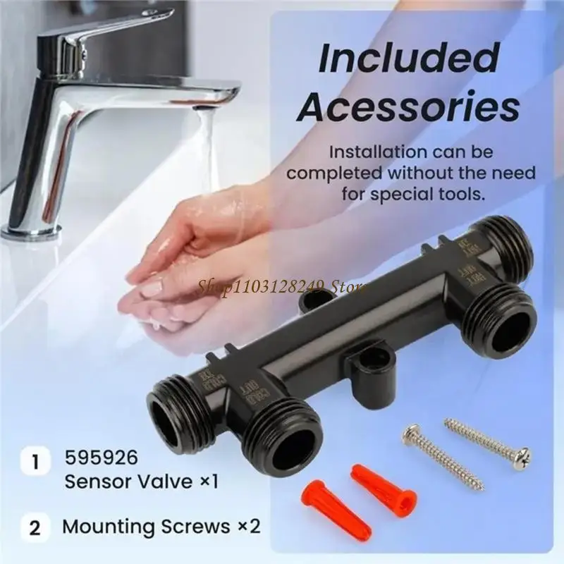 N5KD DIY Friendly Hot Water Recirculation Bypass Valves Quick Installation 595926 Thermal Bridge Valves for Device