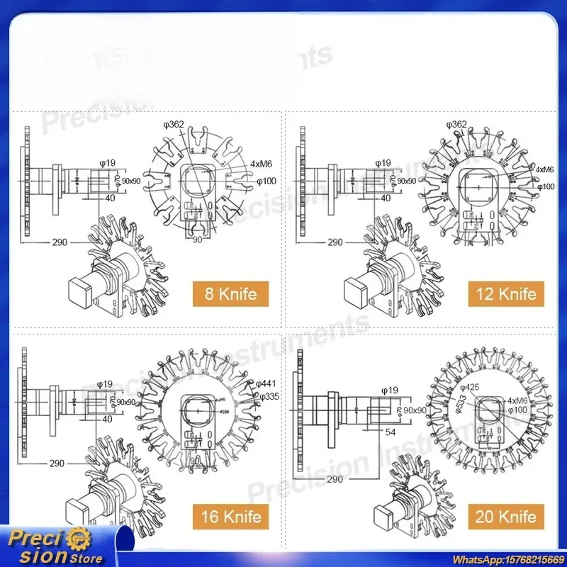 For Engraving Machine Automatic Vibration Knife Single Station Tool Holder CNC Router Spindle ISO30 BT30 Rotary Belt Cylinder