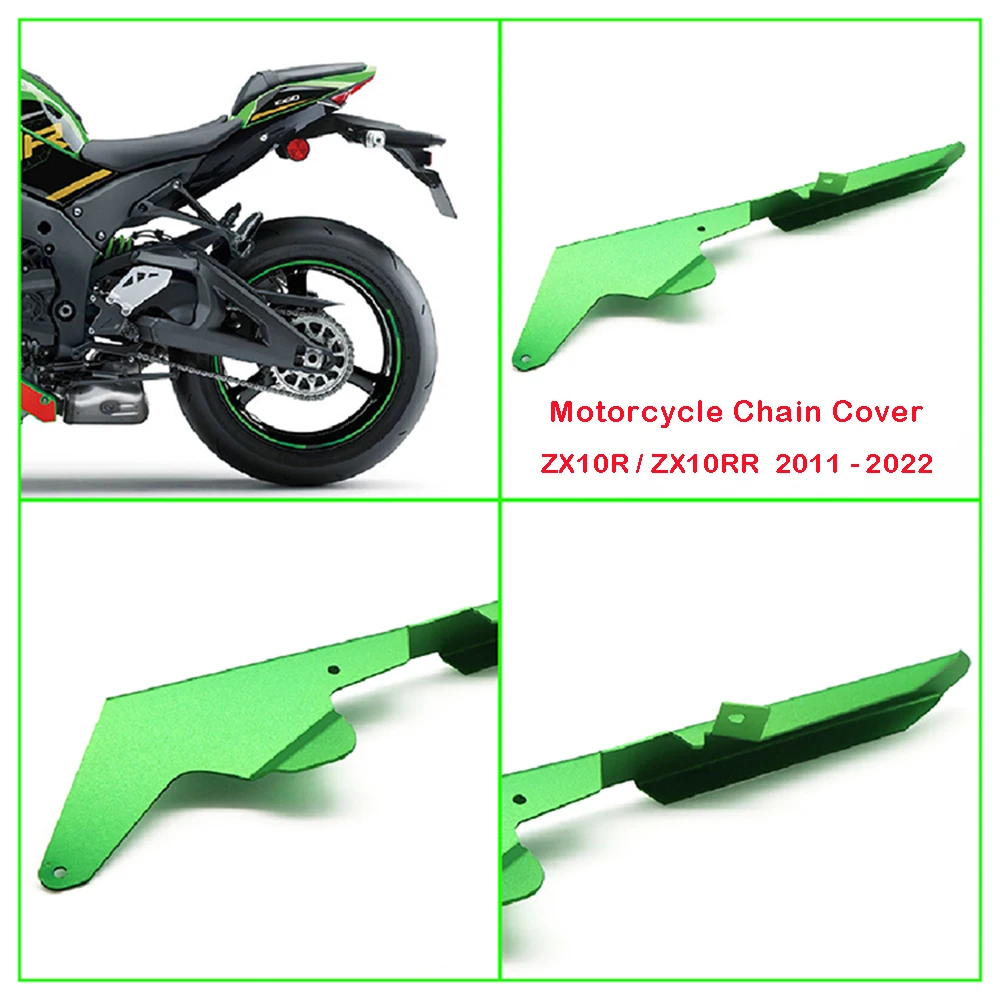 Fit for Kawasaki ZX10R ZX10RR Ninja ZX-10R KRT ZX-10RR ABS 2011-2024 Motorcycle Rear Chain Cover Trim Panel Protective Guard
